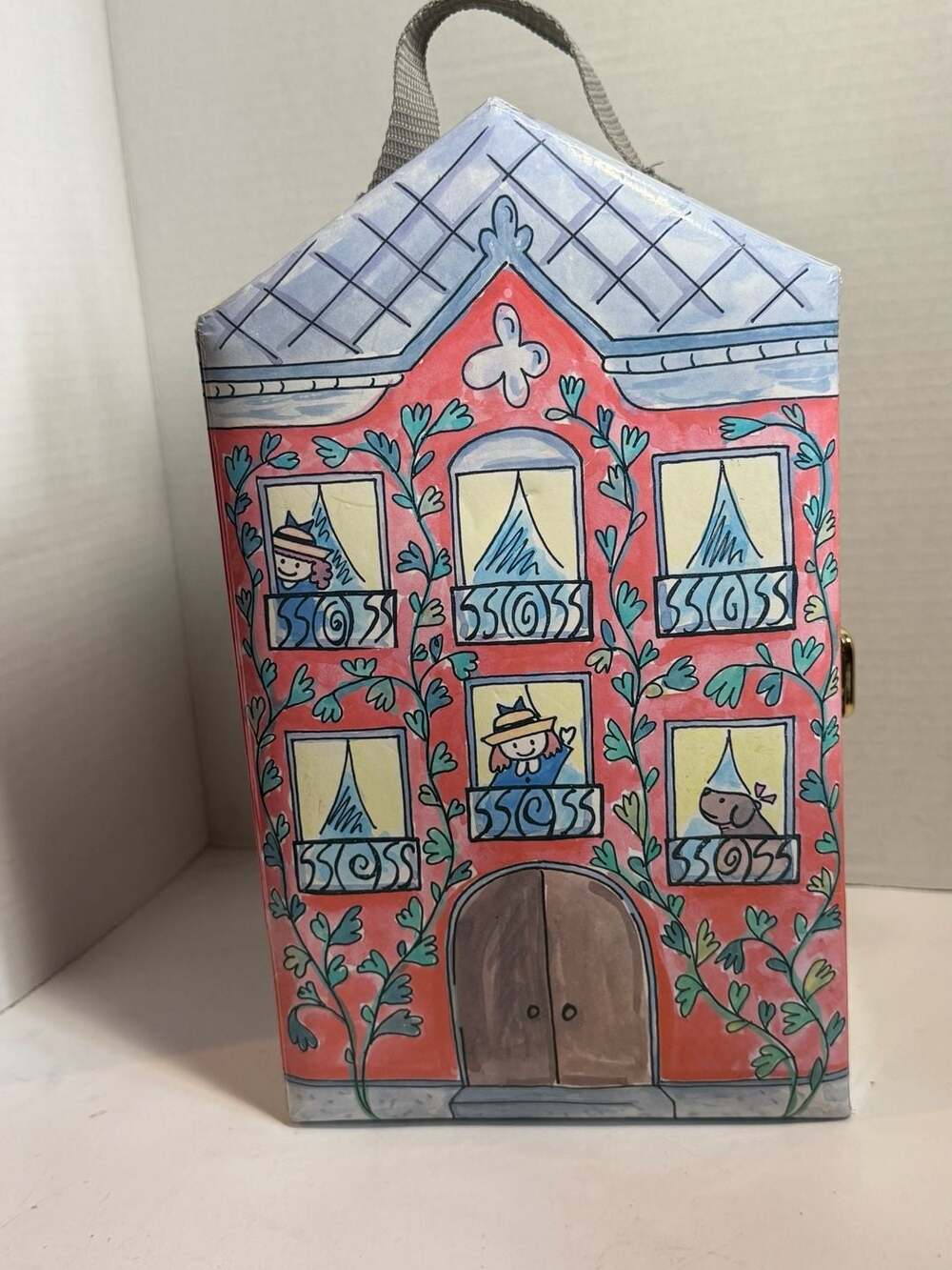 Eden Madeline Doll House Carrying Case Closet Paris Travel Trunk with flaws